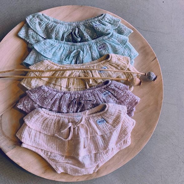 LODGER BLOOMER FRILLS TRIBE MUSLIN ROSE 62 - KALHOTKY A TEPLÁČKY - PRO DĚTI