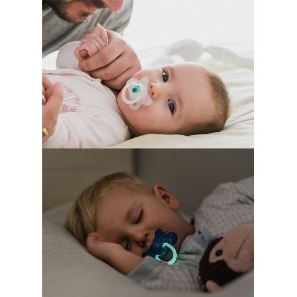 SUAVINEX ŠIDÍTKO DEN&AMP;NOC FYZIOLOGICKÉ SILIKON -2-4 M - ŠIDÍTKA A DOPLŇKY - KRMENÍ