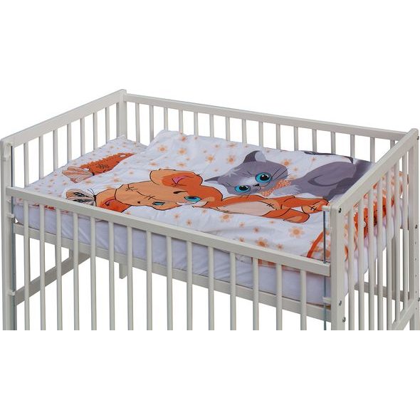 SCARLETT DĚTSKÁ POSTÝLKA S KOMPLETNÍ VÝBAVOU SCARLETT 120 X 60 CM - TERY - DŘEVĚNÉ POSTÝLKY - SPINKÁNÍ