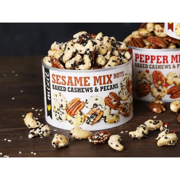 MIXIT OŘÍŠKY Z PECE - SEZAM A RŮŽOVÁ SŮL (150G) - SLANÉ ZOBÁNÍ - PRO MAMINKY