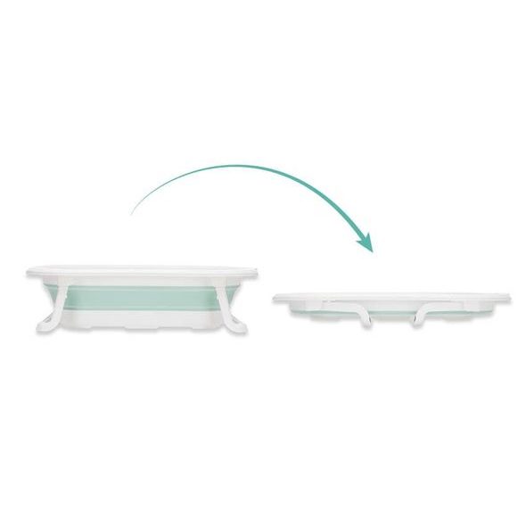 FILLIKID SKLÁDACÍ DĚTSKÁ VANIČKA ORCA SAGE-WHITE - VANIČKY PLASTOVÉ - KOUPÁNÍ A ZDRAVÍ