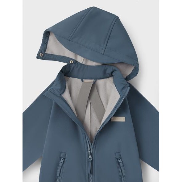 LEOKID SOFTSHELLOVÁ KOMBINÉZA LILO STORM BLUE VEL. 86 - ZIMNÍ KOMBINÉZY - PRO DĚTI