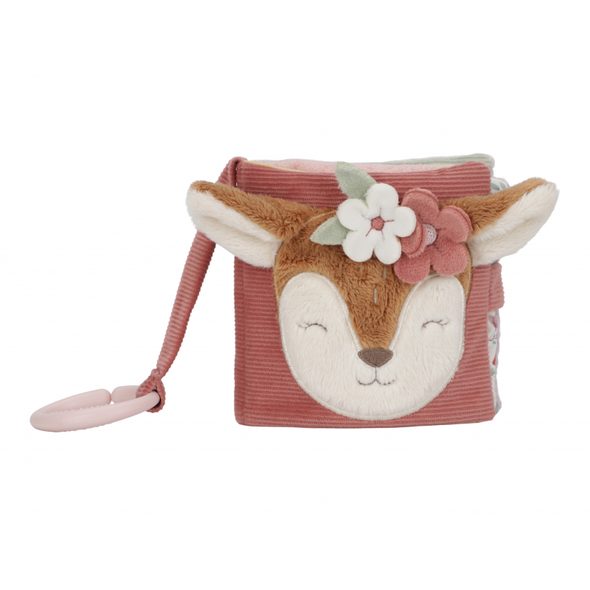 LITTLE DUTCH ZÁVĚSNÁ TEXTILNÍ KNÍŽKA S AKTIVITAMI FAIRY GARDEN - KNÍŽKY PRO NEJMENŠÍ - PRO DĚTI