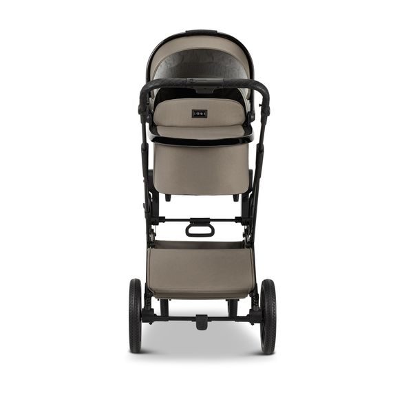 MOON PIÚ BLACK CHROME / MUD 2024 - DVOJKOMBINACE - KOČÁRKY A PŘÍSLUŠENSTVÍ