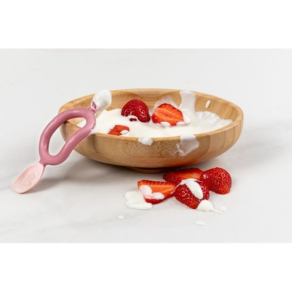 BIBADO DIPPIT MULTIFUNKČNÍ LŽIČKA 2V1 2 KS BLUSH - LŽIČKY A PŘÍBORY - KRMENÍ