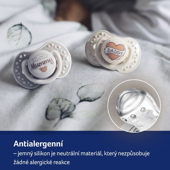 LOVI DUDLÍK SILIKONOVÝ DYNAMICKÝ I LOVE 0-6M 2KS - ŠIDÍTKA A DOPLŇKY - KRMENÍ