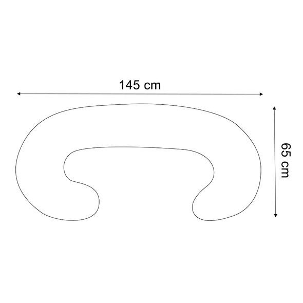 SCAMP KOJÍCÍ POLŠTÁŘ VE TVARU C (GREYWHITESTARS) - KOJÍCÍ POLŠTÁŘE - KRMENÍ