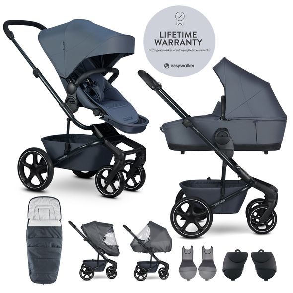 EASYWALKER SET XXL KOČÁREK KOMBINOVANÝ HARVEY NXT S PŘÍSLUŠENSTVÍM DEEP BLUE - DVOJKOMBINACE - KOČÁRKY A PŘÍSLUŠENSTVÍ