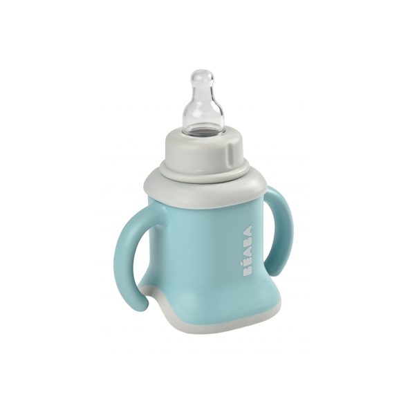 BEABA TRÉNOVACÍ HRNEK 3V1 GREEN - DĚTSKÉ HRNEČKY - KRMENÍ