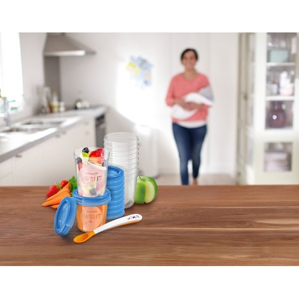 PHILIPS AVENT VIA JÍDELNÍ SADA PRO BATOLATA - USKLADNĚNÍ JÍDLA - KRMENÍ