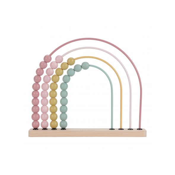 LITTLE DUTCH POČÍTADLO DŘEVĚNÉ DUHA FAIRY GARDEN - MOTORICKÉ A HRY - PRO DĚTI