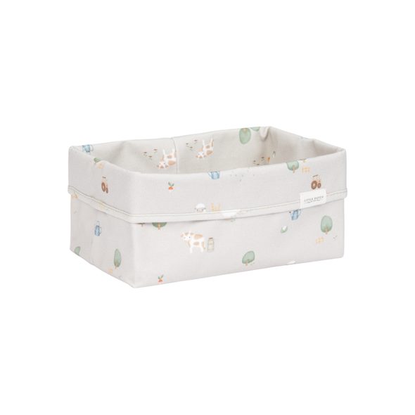 LITTLE DUTCH KOŠÍK TEXTILNÍ VELKÝ FARMA - ORGANIZÉRY NA PŘEBALOVACÍ PULT - PŘEBALOVÁNÍ