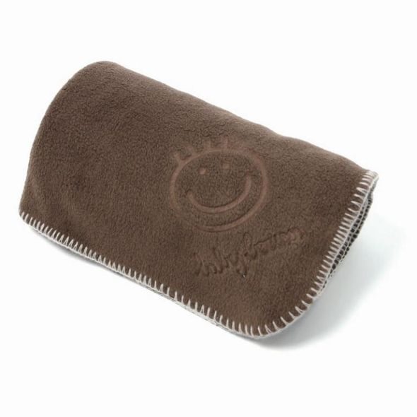BABY DEKA POLAR 100X150CM CHOCO - DĚTSKÉ DEKY PRO MIMINKA - SPINKÁNÍ