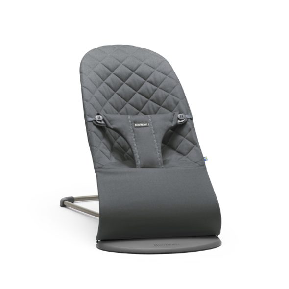 BABYBJORN LEHÁTKO BABYBJÖRN BOUNCER BLISS ANTHRACITE WOVEN - LEHÁTKA A HOUPADLA - SPINKÁNÍ