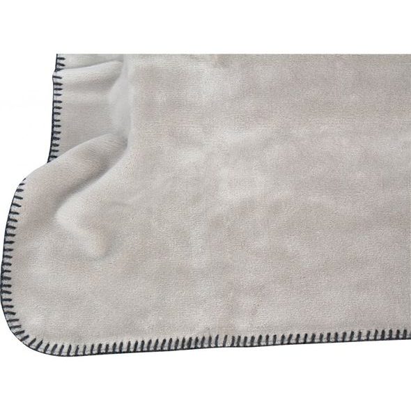 ŠPANĚLSKÁ DEKA ECO 11047 - ŠEDÁ, 110 X 140 CM - DĚTSKÉ DEKY PRO MIMINKA - SPINKÁNÍ