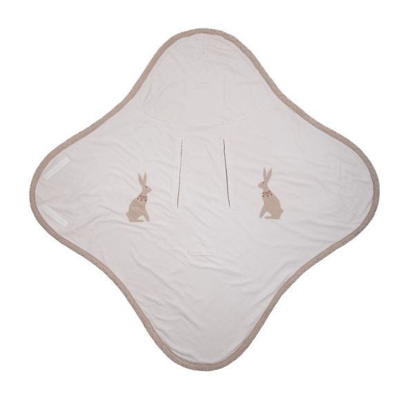 LODGER WRAPPER FOLKLORE FLEECE BEIGE - ZAVINOVAČKY - SPINKÁNÍ