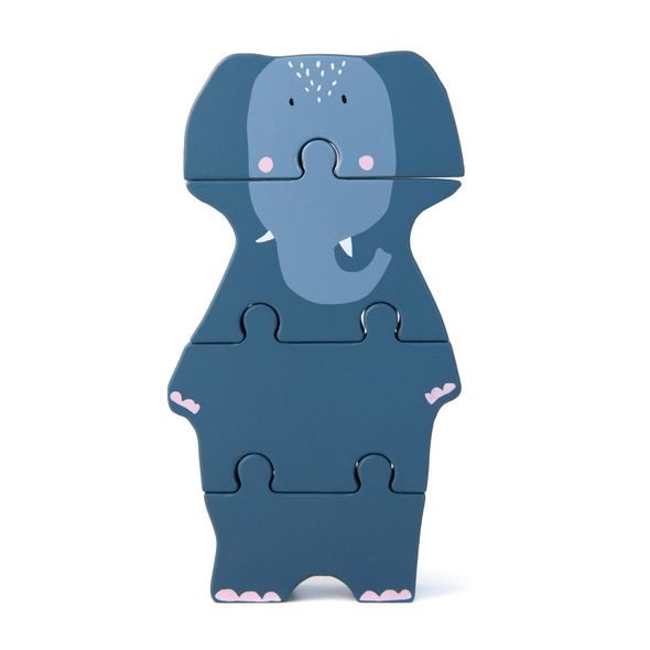 TRIXIE BABY DŘEVĚNÉ PUZZLE ZVÍŘÁTKO ELEPHANT - MOTORICKÉ A HRY - PRO DĚTI