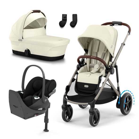 CYBEX E-GAZELLE S 2025 + GAZELLE S COT + CLOUD T I-SIZE + BASE T + ADAPTÉRY - TROJKOMBINACE - KOČÁRKY A PŘÍSLUŠENSTVÍ