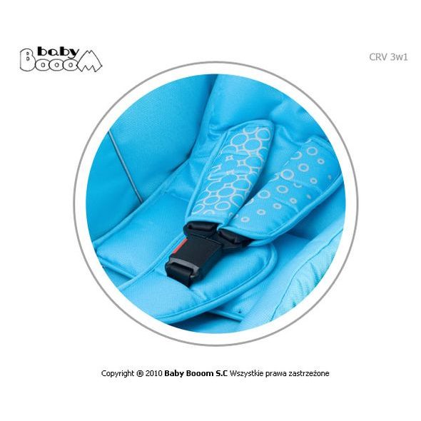 BABYBOOOM KOMBINOVANÝ KOČÁREK CR-V 3V1 - TROJKOMBINACE - KOČÁRKY A PŘÍSLUŠENSTVÍ