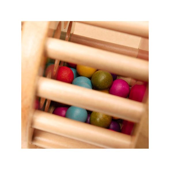 B-TOYS VÁLEC S KULIČKAMI DŘEVĚNÝ RAIN RUSH - MOTORICKÉ A HRY - PRO DĚTI