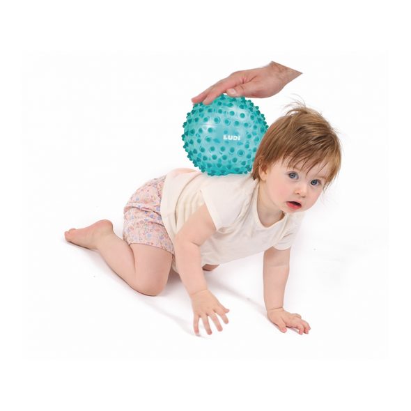 LUDI SENZORICKÝ MÍČEK MODRÝ - SENZORICKÉ HRAČKY - PRO DĚTI