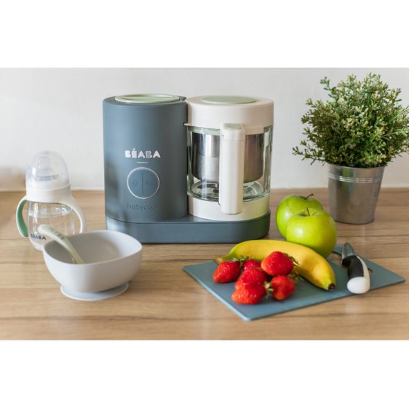 BEABA PARNÍ VAŘIČ + MIXÉR BABYCOOK NEO MINERAL GREY - KUCHYŇSKÉ PŘÍSTROJE - KRMENÍ