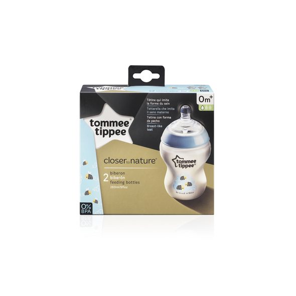 TOMMEE TIPPEE KOJENECKÁ LÁHEV S OBRÁZKY C2N,2KS,260ML,0+M - KOJENECKÉ LAHVE - KRMENÍ