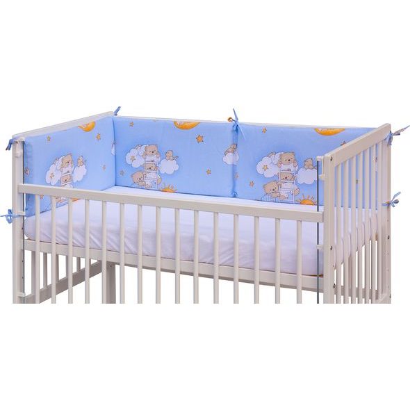 SCARLETT MANTINEL DO POSTÝLKY 4DÍLNÝ - SCARLETT MRÁČEK - 180 X 30 CM - MODRÝ - MANTINELY - SPINKÁNÍ