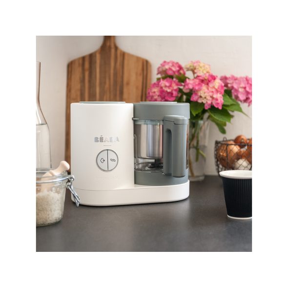 BEABA PARNÍ VAŘIČ + MIXÉR BABYCOOK NEO GREY WHITE - KUCHYŇSKÉ PŘÍSTROJE - KRMENÍ