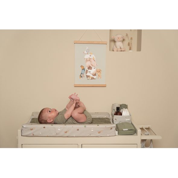 LITTLE DUTCH KOŠÍK TEXTILNÍ VELKÝ FARMA - ORGANIZÉRY NA PŘEBALOVACÍ PULT - PŘEBALOVÁNÍ