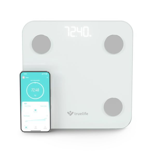 TRUELIFE FITSCALE W1 WHITE - OSOBNÍ VÁHY - PRO MAMINKY