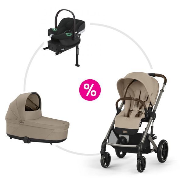 CYBEX SET BALIOS S LUX + KORBA + AUTOSEDAČKA + ZÁKLADNA 2025 - TROJKOMBINACE - KOČÁRKY A PŘÍSLUŠENSTVÍ