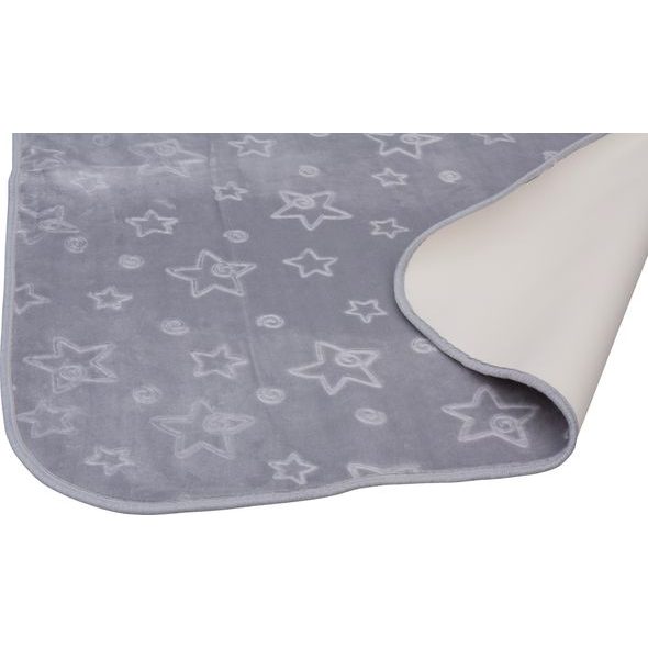 SCARLETT SCARLETT DĚTSKÝ KOBEREČEK HVĚZDA 118X144CM ŠEDÝ - HRACÍ PODLOŽKY NA ZEM - SPINKÁNÍ