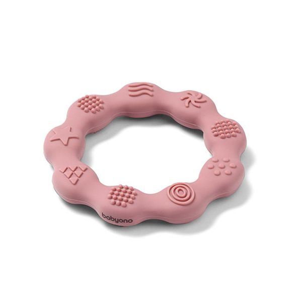 BABYONO KOUSÁTKO SILIKONOVÉ KROUŽEK MODRÉ - KOUSÁTKA - PRO DĚTI