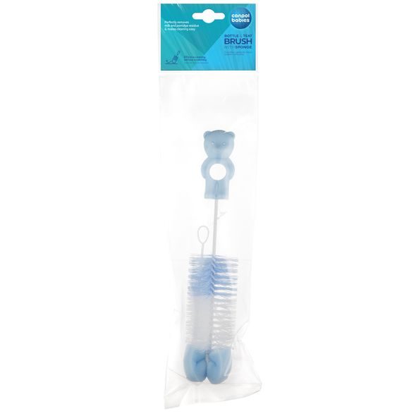 CANPOL BABIES KARTÁČ NA ČIŠTĚNÍ LÁHVÍ S HUBKOU - KARTÁČE NA LAHVE - KRMENÍ