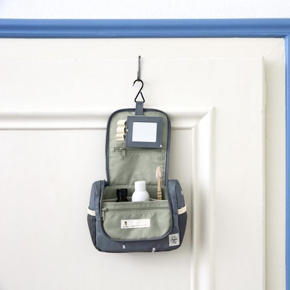 LÄSSIG MINI WASHBAG HAPPY PRINTS MIDNIGHT BLUE - KOSMETICKÉ TAŠKY - PŘEBALOVÁNÍ