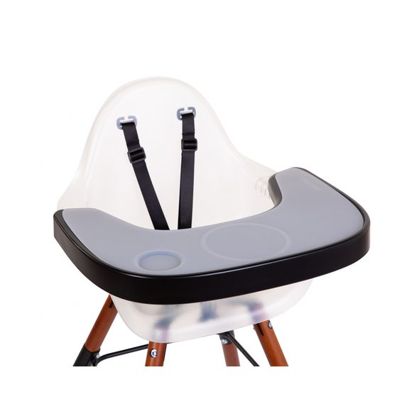 CHILDHOME PULT K ŽIDLIČCE EVOLU ABS BLACK + SILIKONOVÉ PROSTÍRÁNÍ - DOPLŇKY K ŽIDLIČKÁM - KRMENÍ