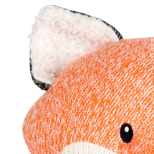 FLOW HRAČKA S TLUKOTEM SRDCE ROBIN THE FOX ORANGE - USÍNÁČCI ŠUMÍCÍ / S TLUKOTEM - PRO DĚTI