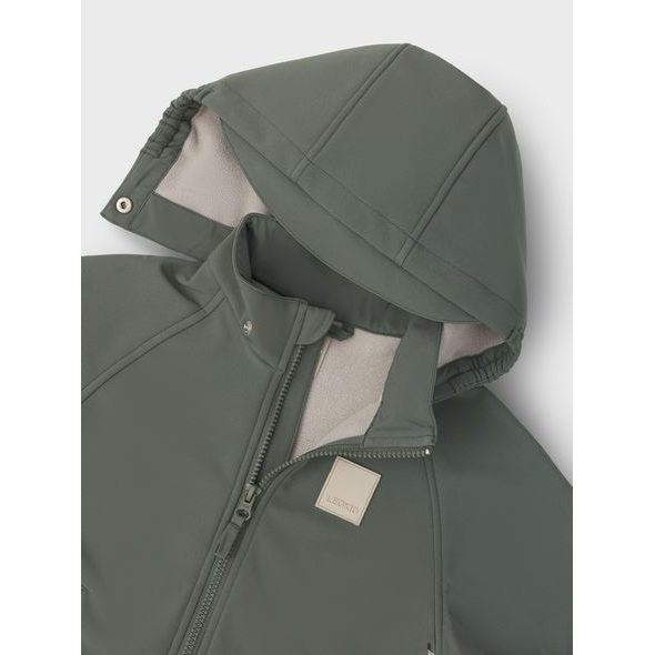 LEOKID SOFTSHELLOVÁ BUNDA LAKE AGAVE GREEN VEL. 92 - BUNDY - PRO DĚTI