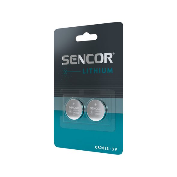 SENCOR LITHIOVÉ BATERIE CR2025 2 KS - BATERIE - PRO DĚTI