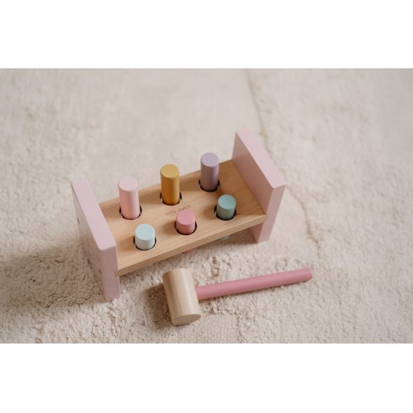 LITTLE DUTCH ZATLOUKAČKA DŘEVĚNÁ FAIRY GARDEN - MOTORICKÉ A HRY - PRO DĚTI