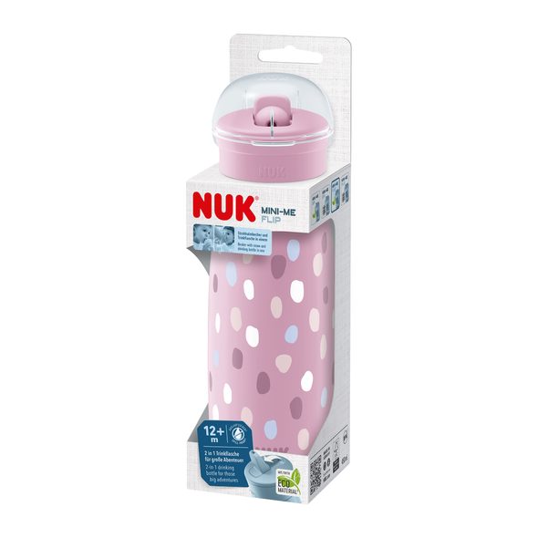 NUK LÁHEV MINI-ME PP FLIP 450 ML (12+ M.) - KOJENECKÉ LAHVE - KRMENÍ