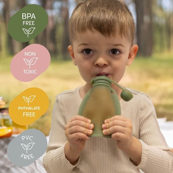 ZOPA SILIKONOVÁ PLNITELNÁ KAPSIČKA NA DĚTSKOU STRAVU - KAPSIČKY NA JÍDLO - KRMENÍ