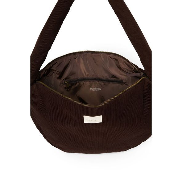 STUDIO NOOS RIB PUFFY CROSS BODY BAG DARK BROWN - DOPLŇKY - PRO MAMINKY
