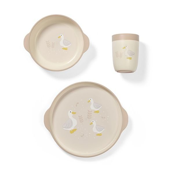 BABYONO SET JÍDELNÍ FARMER 12M+ - VÝHODNÉ SADY - KRMENÍ