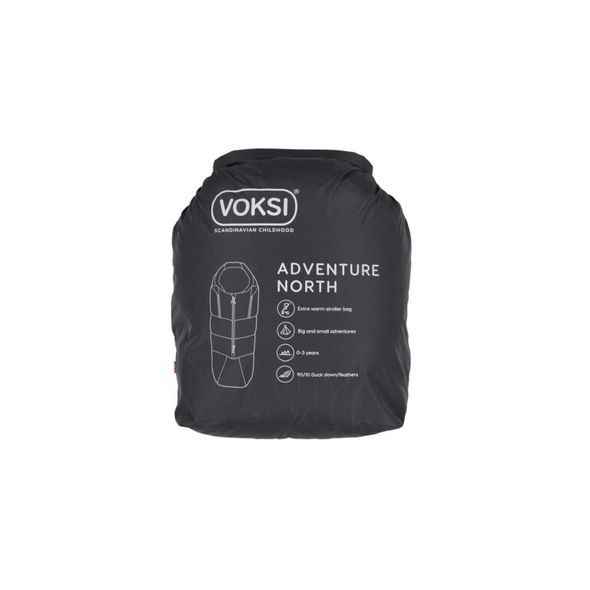 VOKSI® ADVENTURE NORTH BLACK - FUSAKY DO KOČÁRKU - KOČÁRKY A PŘÍSLUŠENSTVÍ
