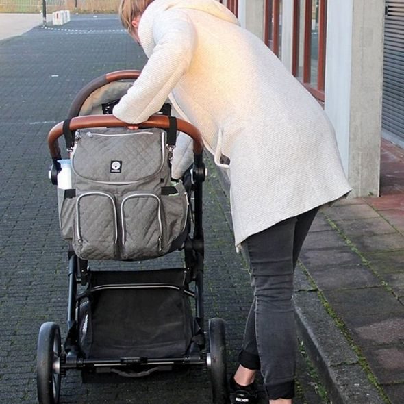 DOOKY PŘEBALOVACÍ BATOH 2V1 GREY MELANGE - PŘEBALOVACÍ BATOHY - KOČÁRKY A PŘÍSLUŠENSTVÍ