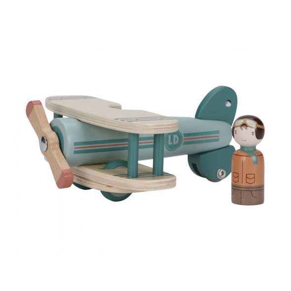 LITTLE DUTCH LETADLO DŘEVĚNÉ - DŘEVĚNÉ HRAČKY - PRO DĚTI
