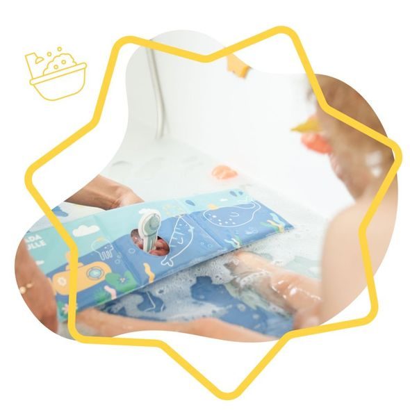 BADABULLE KNÍŽKA DO VODY + 20KS PUZZLE - HRAČKY DO VANY - PRO DĚTI