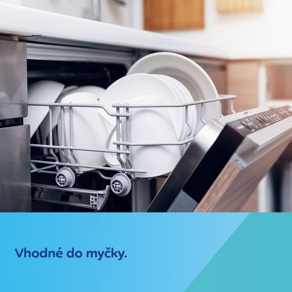 CANPOL BABIES LAHEV NEVYLÉVACÍ SPORTOVNÍ SE SLÁMKOU A ZÁVAŽÍM BABIESBOO 350ML PANDA - SPORTOVNÍ LAHVE - KRMENÍ